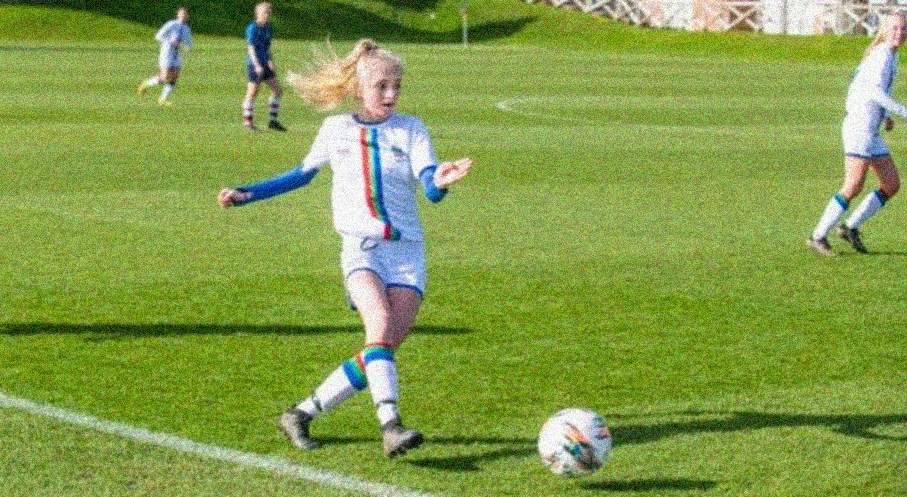 Girls football academy equipment